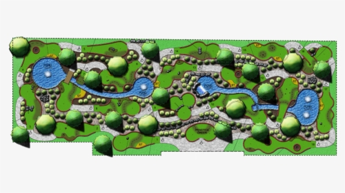 Mini Golf Course Render Plan, HD Png Download, Free Download