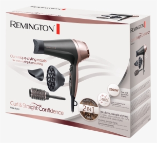 Remington Curl And Straight Confidence Hair Dryer, HD Png Download, Free Download