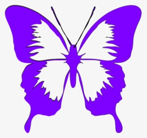 Black And White Butterfly Icon, HD Png Download, Free Download