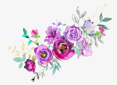 #beautiful #flowers #purple #fushia #pink #roses #flores - Floribunda, HD Png Download, Free Download