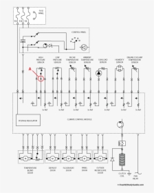 Diagram Of Automotive Ac Control Circuit - Automatic Climate Control Diagram, HD Png Download, Free Download