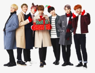 Christmas, Jin, And V Image - Bts Christmas Png, Transparent Png, Free Download