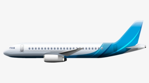 Blue Plane Png Image - Transparent Transparent Background Airplane, Png Download, Free Download