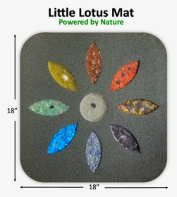 Little Lotus Mat Powered By Nature 18 X - Circle, HD Png Download, Free Download