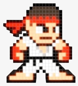 Street Fighter Ryu 8 Bit, HD Png Download, Free Download