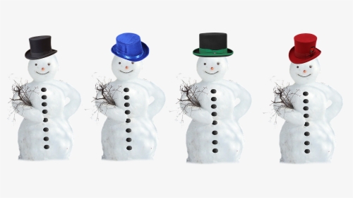 Transparent Snowman Hat Png - Snowman, Png Download, Free Download