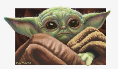 Baby Yodaa-recovered - Png Baby Yoda, Transparent Png - kindpng