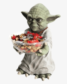 Yoda Candy Bowl Holder - Halloween Yoda, HD Png Download, Free Download