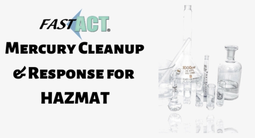 Mercury Cleanup & Response For Hazmat - Glass Bottle, HD Png Download, Free Download