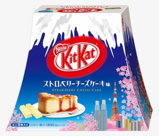 Kit Kat Mount Fuji Strawberry Cheesecake Flavor - Japanese Kit Kat Strawberry Cheesecake, HD Png Download, Free Download