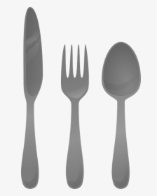 Utensil,household Silver - Plastic Utensils Clipart, HD Png Download, Free Download