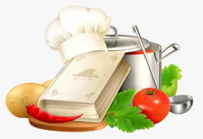 Kitchen Page Pinterest Clip Art Cookbook Ⓒ - Decoration Kitchen Png, Transparent Png, Free Download