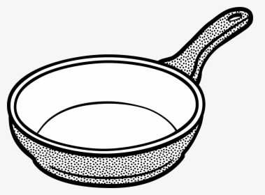 Frying Pan Clipart Black And White, HD Png Download, Free Download