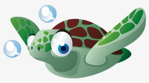 Sea Turtle Clipart Pdf - Cartoon, HD Png Download, Free Download