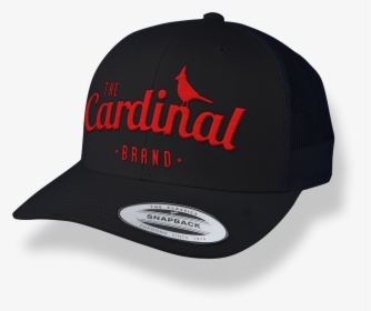 The Cardinal Brand Mesh Trucker Cap Black, HD Png Download, Free Download