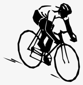 Bike Png Black And White - Cycling Clip Art, Transparent Png, Free Download