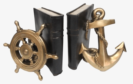 Anchor And Wheel Bookend Set - Bookend, HD Png Download, Free Download