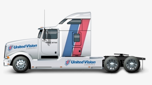 Uvl Truck Mock-up Lateral View White - Diesel Commercial Vehicle With Exhaust System, HD Png Download, Free Download