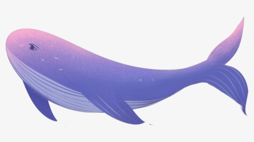#ftestickers #clipart #cartoon #whale #cute #purple - Blue Whale, HD Png Download, Free Download