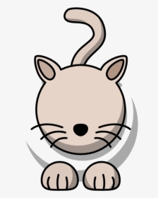 Grey Cat Svg Clip Arts - Cartoon Cat Clipart Free, HD Png Download, Free Download