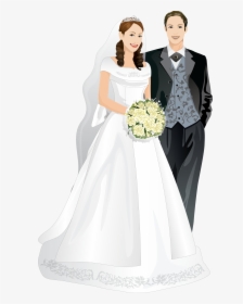 Married Couple Png , Png Download - Wedding Couple Frame Png, Transparent Png, Free Download