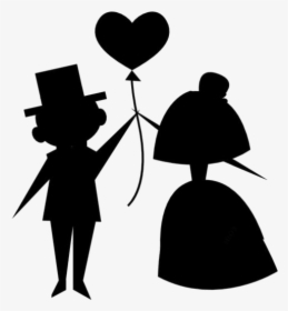 Cartoon Wedding Couple Png Transparent Images - Bride And Groom Png, Png Download, Free Download