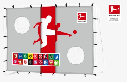 Bundesliga Football Goal "play - Billboard, HD Png Download, Free Download