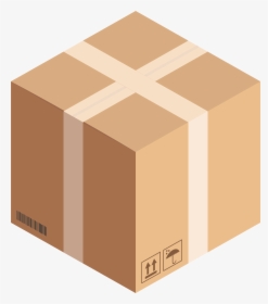 Cube Cardboard Box Png Clip Art, Transparent Png, Free Download