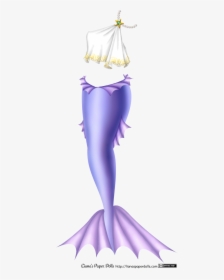 Paper Doll Mermaid Tail, HD Png Download, Free Download