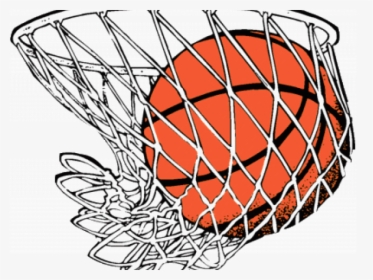 Jpg Royalty Free Stock Basketball Hoop Swoosh Clipart - Basketball Ball, HD Png Download, Free Download