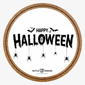 Popcorn Halloween Label, HD Png Download, Free Download