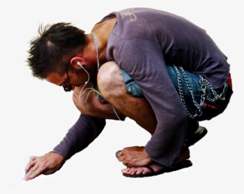 Person Crouched, HD Png Download, Free Download