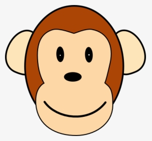 Monkey Ape Chimpanzee Clip Art - Monkey Clipart Face, HD Png Download, Free Download