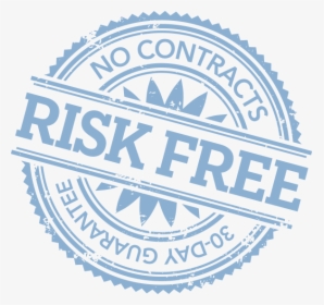 Risk Free - No Contracts - 30-day Guarantee - Emblem, HD Png Download, Free Download