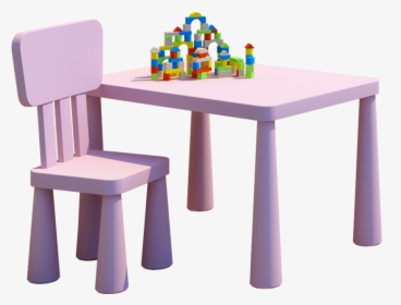 Suitable For Children"s Tables And Chairs Kindergarten - Children Table Plastic, HD Png Download, Free Download