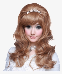 Gothic Lolita Princess Light Brown Wig - Girl, HD Png Download, Free Download