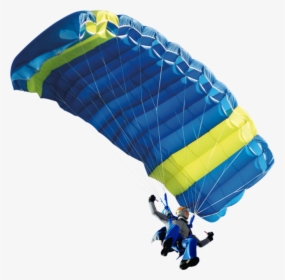 Man Skydiving Using Parachute Png Image - Transparent Background Parachutes Png, Png Download, Free Download