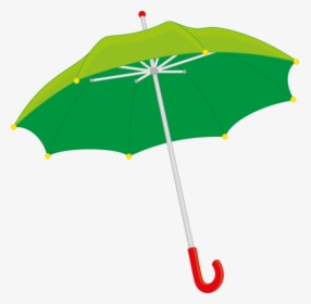 Umbrella Green Clip Art - Green Umbrella Png, Transparent Png, Free Download