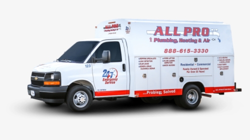 All Pro Plumbing Truck - Commercial Vehicle, HD Png Download, Free Download