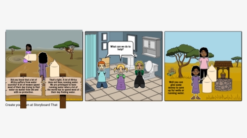 Storyboard On Scarcity Of Water, HD Png Download, Free Download