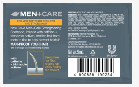 Dove Men Care Shampoo Strengthening, HD Png Download, Free Download