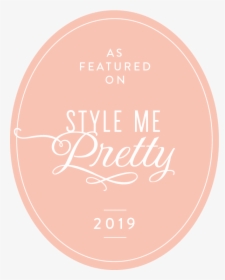As Seen Oval 2019 1 - Style Me Pretty 2019 Badge, HD Png Download, Free Download