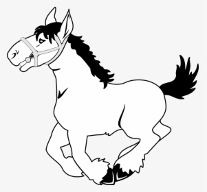 Horse Png Clipart -horse Png Clipart - Horse Black And White Clip Art, Transparent Png, Free Download