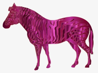 Pink,mare,horse - Blue Zebra Png, Transparent Png, Free Download
