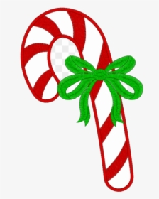 Candy Cane Christmas Applique Clipart Transparent Png - Clipart Christmas Transparent Background Candy Canes, Png Download, Free Download