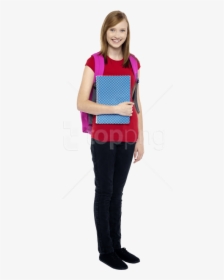 Student Girl Png, Transparent Png, Free Download