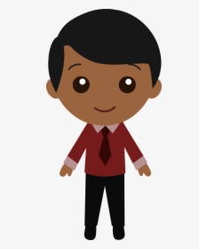 Black Hair Boy Clipart, HD Png Download, Free Download