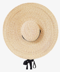 Wide Brim Beach Hat - Beach Hat Top Png, Transparent Png, Free Download