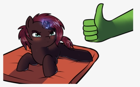 Neuro, Blushing, Laying Down, My Little Pony - Cartoon, HD Png Download, Free Download
