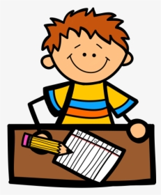 Writing Letter Clip Art - Kid Writing Clipart, HD Png Download, Free Download